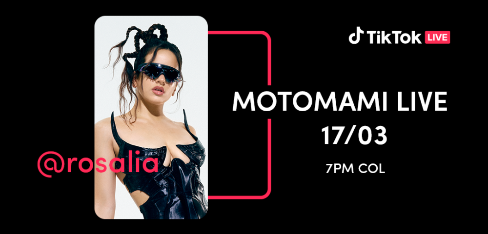 Rosalía anuncia show único en TikTok LIVE para presentar su nuevo álbum MOTOMAMI